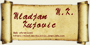 Mlađan Kujović vizit kartica